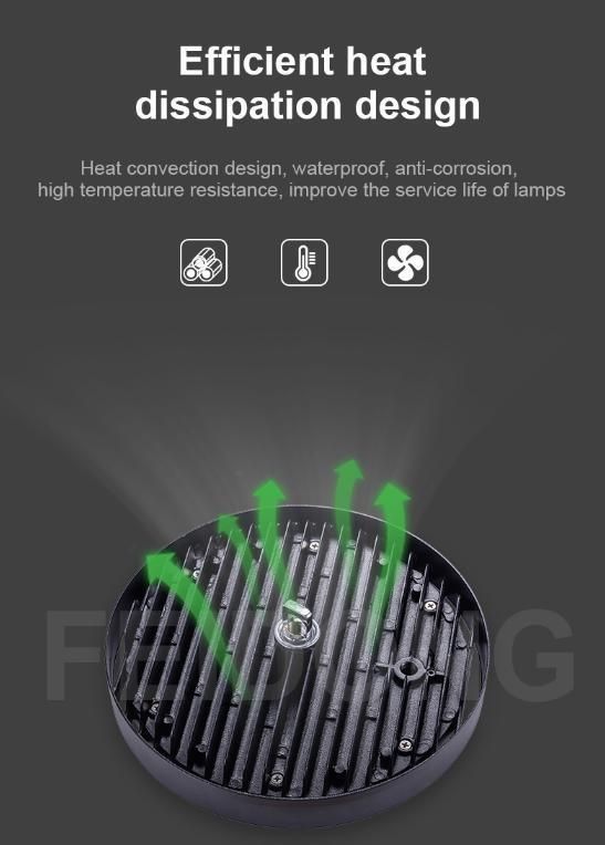 Durable Super Brightness 200W Luminaire Warehouse Commercial Lighting Industrial Supermark Lamp UFO LED High Bay Light