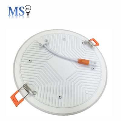 Professional Chinese Factory Frameless 24W Panel Light with Round Type