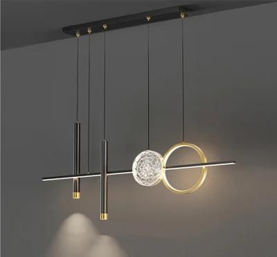 2022 Black Night Star Fashion LED Pendant Hanging Dining Room Light