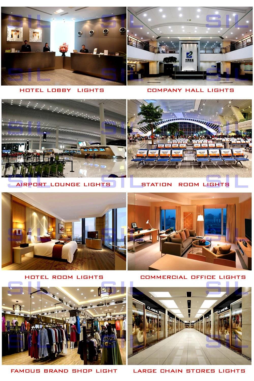 Commercial Lighting Fixture Dali Dimmable IP44 Ceiling Recessed Adjustable SMD2835 LED Down Light 6W Downlight