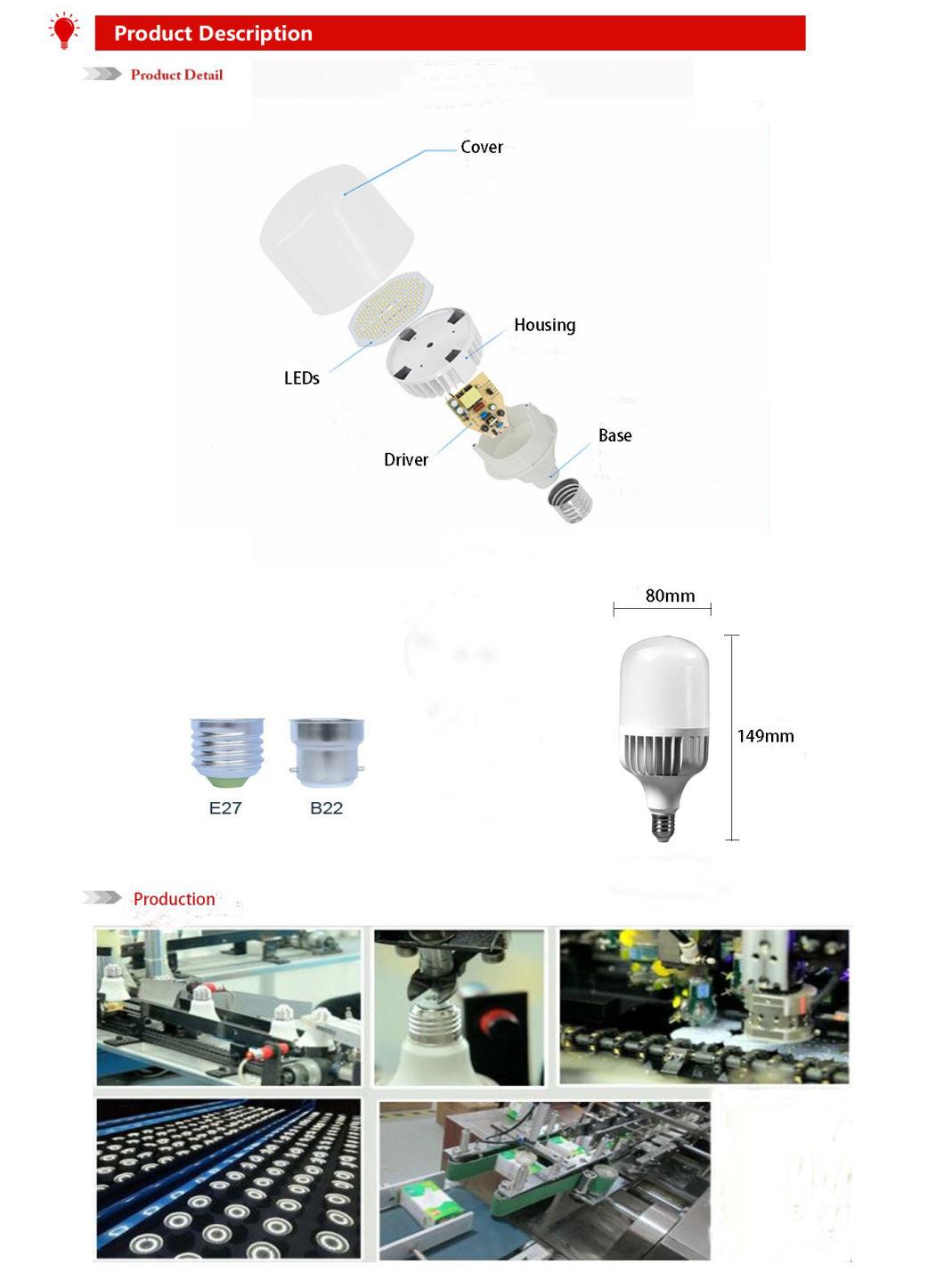 T80 20W High Power Lumen Die-Casting Aluminum LED Bulb Lamp