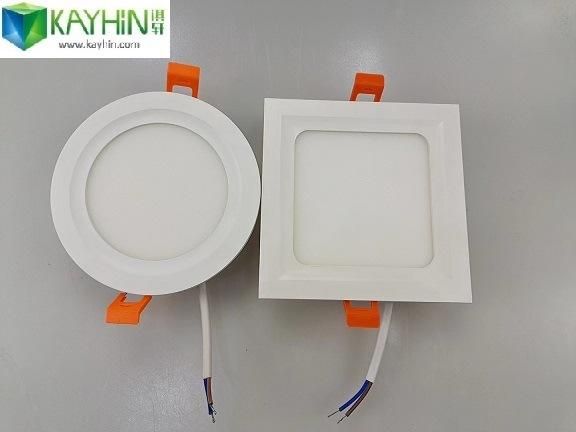 Modern Design Interior Fixtures 8W 12W 18W 24W Square Ceiling 5000K LED Panel CE CB TUV Ound Square Frameless Backlight Recessed Surface Mounted LED Panel Light