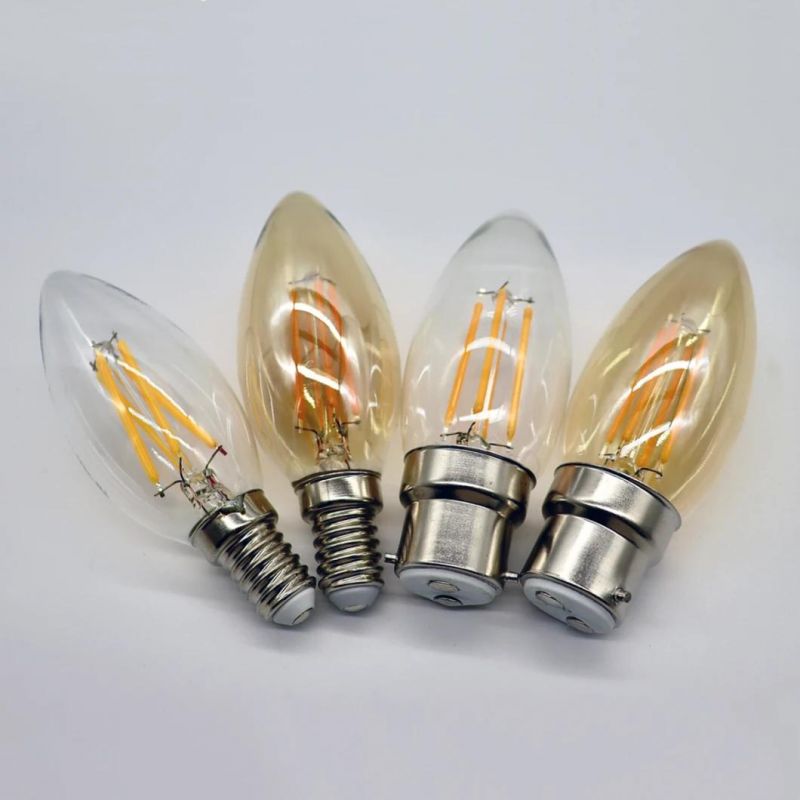 LED Vintage Retro Lamp 4W Filament Bulb Lighting with New ERP for Indoor Bar Decoration