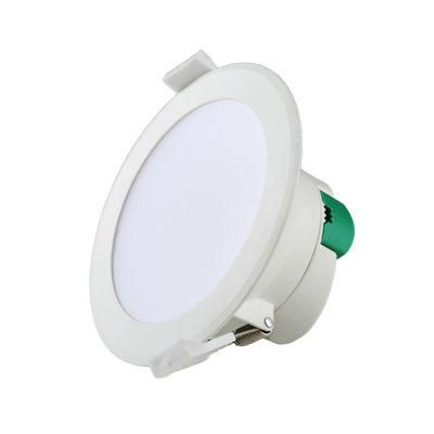 Plastic Adjustable LED Ceiling Recessed 4000K PC Tricolour External Driver Downlight