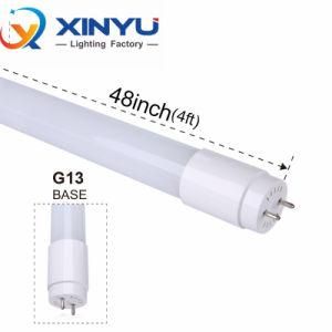 High Power Top Quality AC85V-265V 2FT 4FT Glass 9W 18W 600mm 1200mm Glass LED Tube T8 LED Lamp with 2 Years Warranty