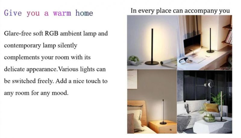 Simple Style Round Bottom Table Lamp for Study Tube LED Aluminium Desk Lamp 7W