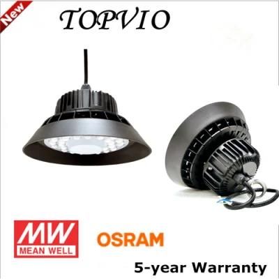 Wholesale Price List Powerful 50 100 150 200 W Watt Waterproof 5years Warranty Aluminum 3030 SMD UFO LED Highbay Light