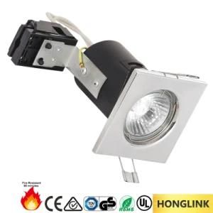 Square 90mins Fire Rated Recessed Ceiling COB Spotlight LED Down Light