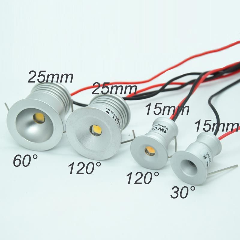 1W IP65 DC12V Light 15mm 25mm Mini LED Spot