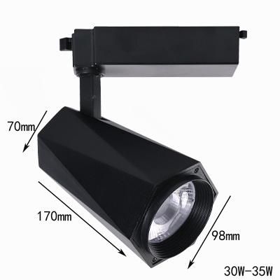 Modern European Style Dimmable Commercial 18W Indoor LED Tracklight
