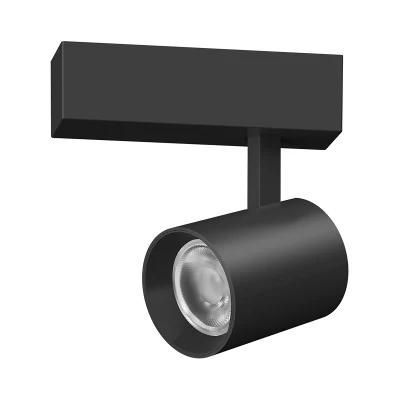 Rotatable 6W Surface Mounted Ceiling Spot Lighting System Rail COB LED Track Light