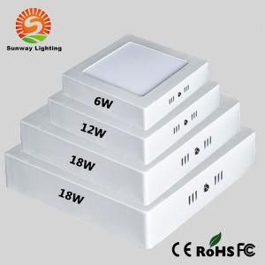 Square LED Surface Mounted Downlight Lighting Exposed