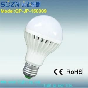 9W LED Light Bulb with Plastic for Indoor Use