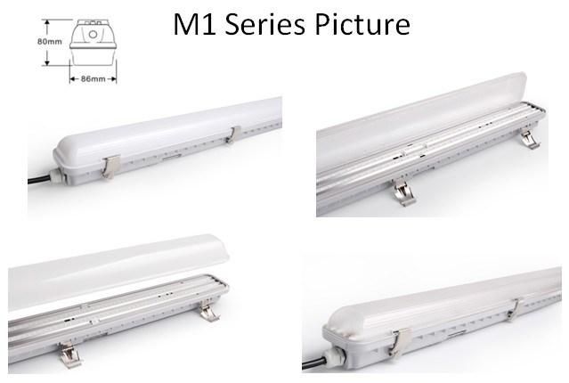 120 Degree 40W 50W IP65 1.2m SMD LED Tri-Proof Light LED Office Light