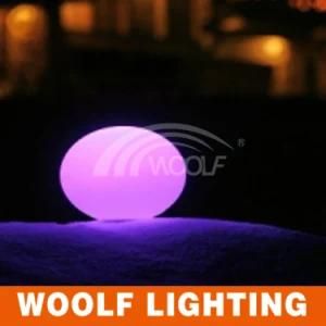 Oval Ball Home Decor Romote Control Color LED Light