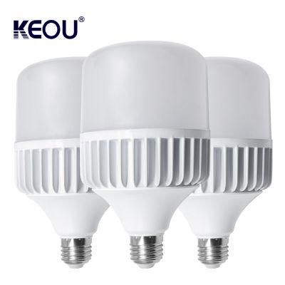Keou Free Sample 18W 38W 48W 28W Big Column T Shape Lamp PC Aluminum B22 E27 Energy Saving Lamp LED Bulb LED Lamp LED Light