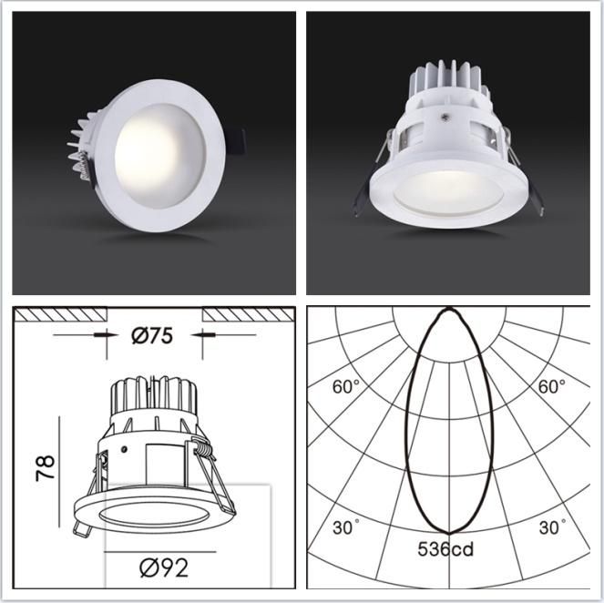 Light Source COB LED Recessed Down Light-R6865