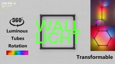 Ilightsin Pluggable RGBW 15W Lite Pulse Room Leisure Lighting LED Wall Light