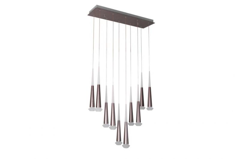 Masivel Lighting Modern Aluminum LED Pendant Light Decorative LED Chandelier Lighting