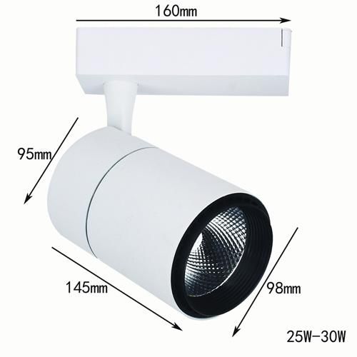 COB LED Track Light Epistar Chip 50W Commercial Light