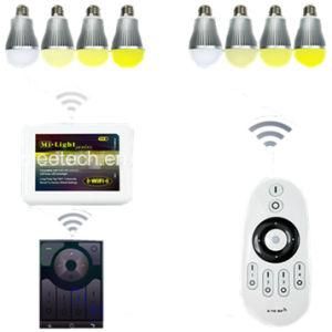 Warm White LED 9W 2.4G WiFi Remote Control E27 E26 B22 Optional LED Lamps