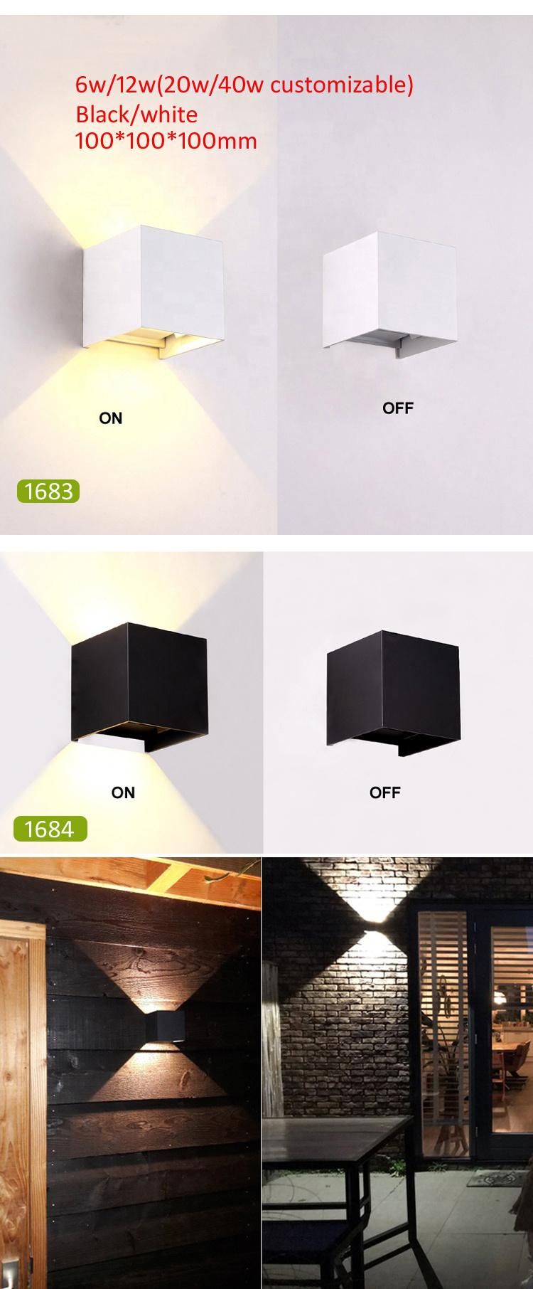 Spot Light Garden Black Decoration Vanity E26 Applique LED Wall Light