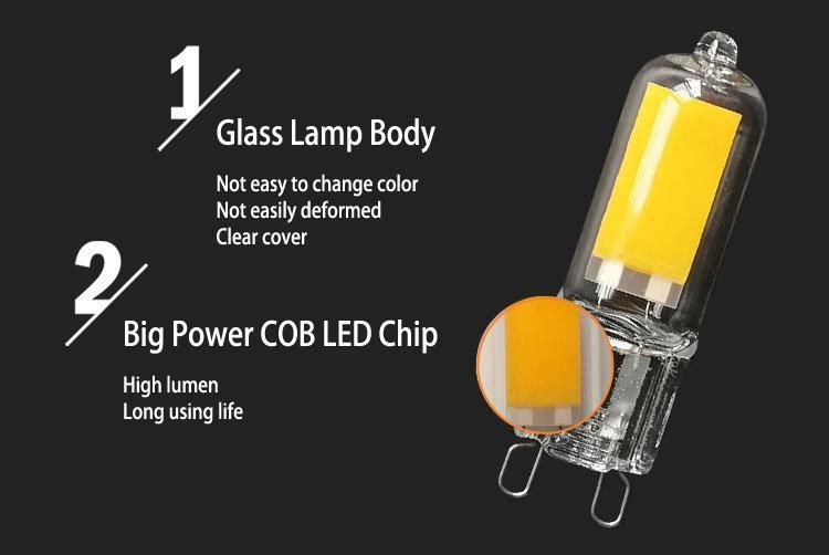 G9 LED 2W Dimmable Bulb Replacement for G9 Halogen