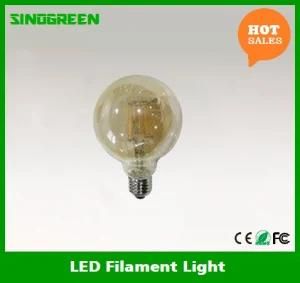 Hot Sell Clear Golden Color G125 Vintage LED Bulb