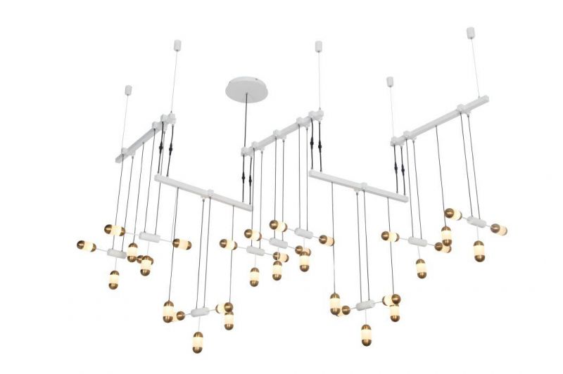 Masivel Luxury Decorative Restaurant Metal LED Modern Chandelier