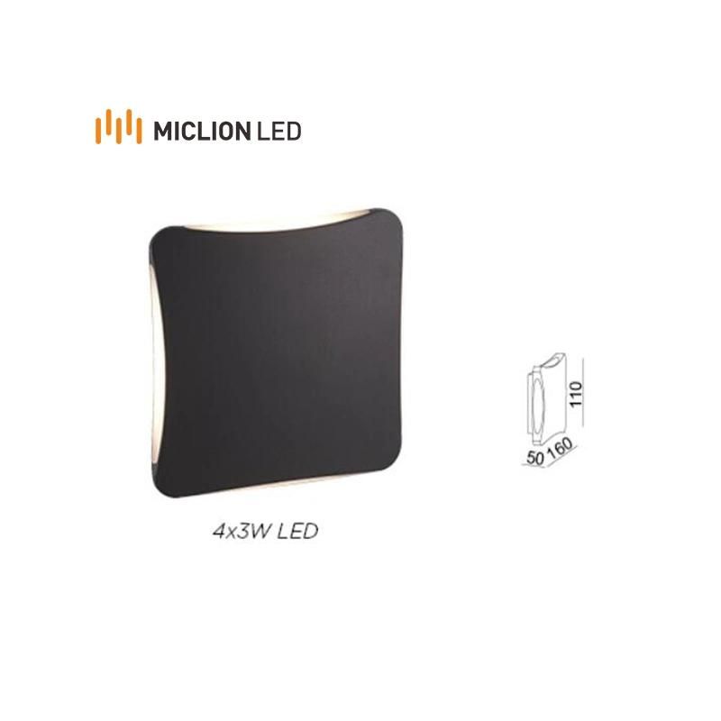 China Manufacturer Ce RoHS Aluminum Wall Light Die-Casting LED Surface Mount 7.2W Lamp