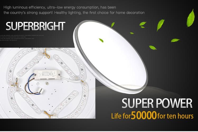 CE CCC Smart Wififlush Newceil Holderled Ceiling Lamp with SMD Plaster Ceiling Light