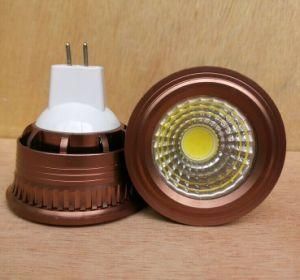 New Dimmable 3W 5W 12V DC MR16 COB LED Bulb Spotlight