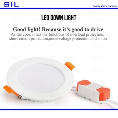 Easy Installation Ceiling Downlight Lamp Recessed Indoor Hotel Home 9W LED Down Light