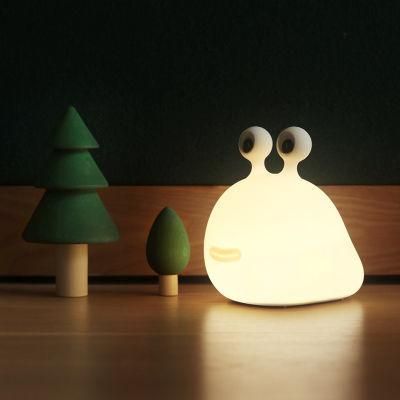 Slug with Sleeping Lamp Bedroom Silicone Tap Pressure Lamp Baby Sleep Eye Protection Creative Bedside Small Night Light