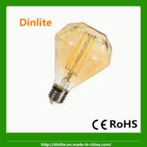 High lumen D110 6W diamond shape LED filament bulb