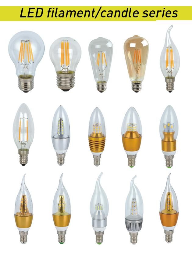 E27 E14 LED Star Filament /Candle Light Bulb for Modern Crystal Ceiling Light