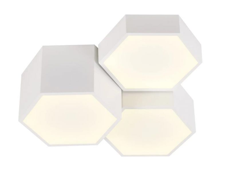 Masivel Lighting Simple Hexagon Design Indoor-Home Decor LED Ceiling Light