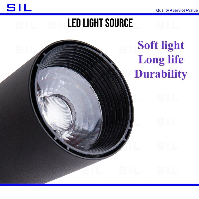 20W China Supplier Wholesale Dimmable Rotatable COB Commercial Spotlight LED Track Light