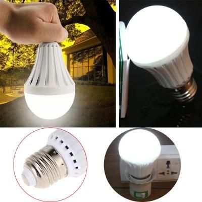 Rechargeable Emergency 5W 7W 9W E27 LED Bulb Light