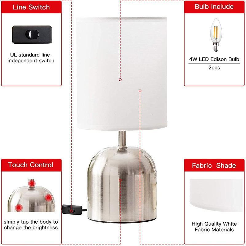Amazon Modern Fashion Metal Decor Table Lamp for Hotel Home Decoration