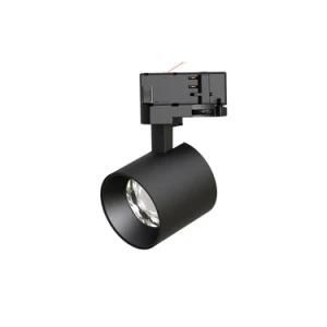 White/Black Round Cylinder Track Spot Light 6W-24W Adjustable High Lumen LED Track Light
