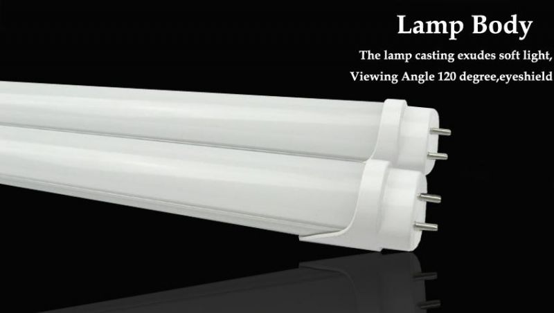 Radar Sensor LED Tube Light T8 18W 120cm 4FT 6500K Cool White for Parking Lots