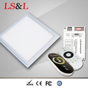 IP33 IP40 White CCT LED Squre Round Flat Square Panel Light for Commercial Lighting