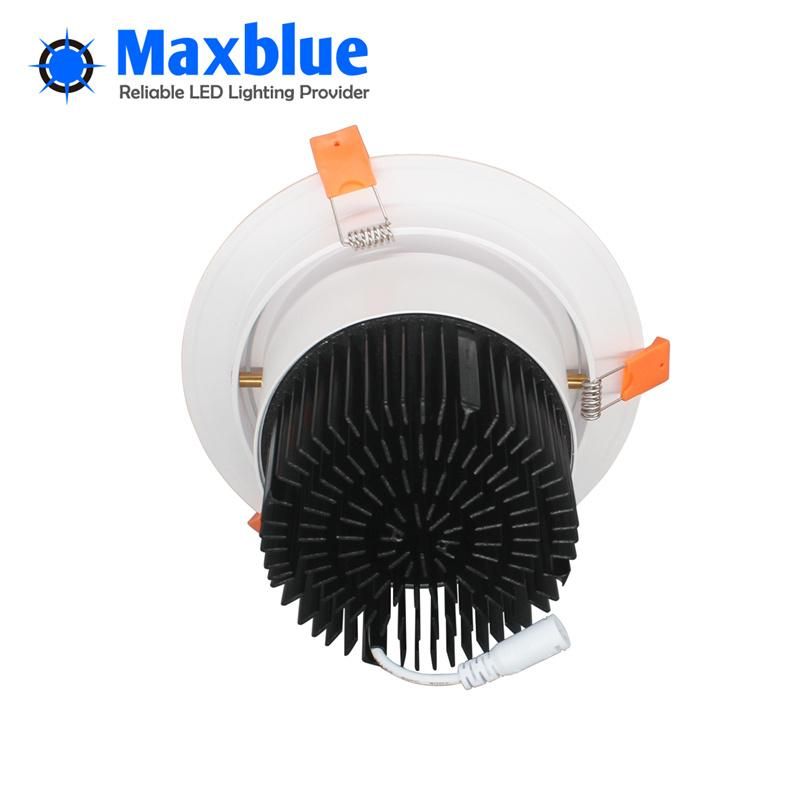 Triac 0-10V Dali Dimmable Recessed LED Downlight/ COB LED Ceiling Down Light