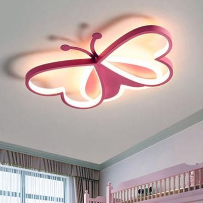 2022 New Butterfly Modern Lighting Kids Room Lamp LED Bedroom Lights for Children