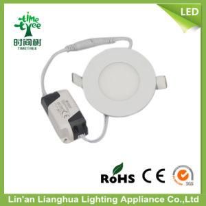 6W 6500k Round and Square LED Downlight LED Panel Light with TUV Inmetro