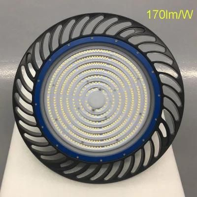 High Brightness LED Industrial Lighting Lamp 100W 120W 150W 200W 250W 300W UFO LED High Bay Light with 140-170lm/W