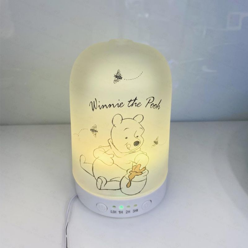 2022 Home Ceramic Ultrasonic Aroma Diffuser with LED Light Disney Lamp
