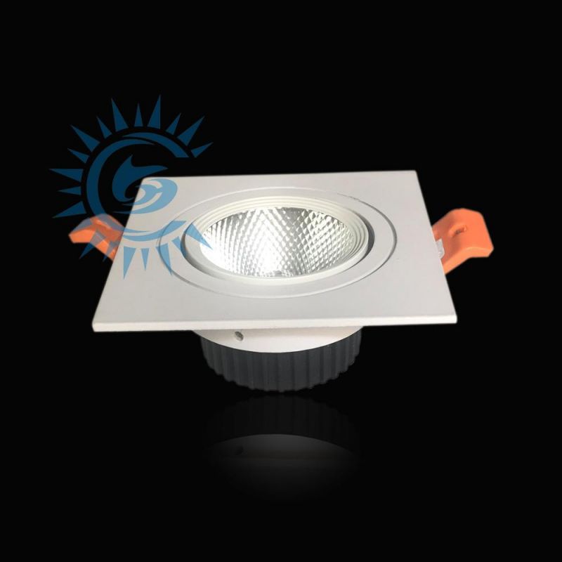 Multi-Shape Selectable LED Downlight Adjustable Angle COB LED