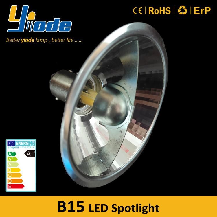 12V No Flicker 1508COB 3W Ar70 8 24 Degree LED Spotlight for Exhibition